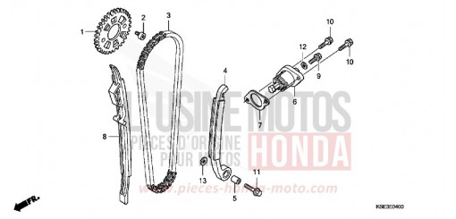 CAM CHAIN/TENSIONER CRF150RB7 de 2007